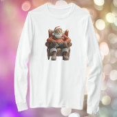 疲れたサンタウィメンズティー Tシャツ