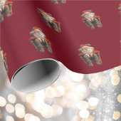 疲れたサンタ2ラッピング紙 ラッピングペーパー