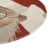 疲れたサンタ カッティングボード (角)