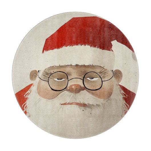 疲れたサンタ カッティングボード (正面)