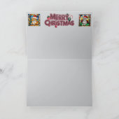 疲れたサンタ カード (内部)