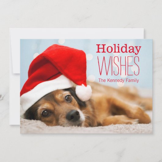 疲れたサンタ シーズンカード (正面)