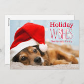 疲れたサンタ シーズンカード (正面/裏面)