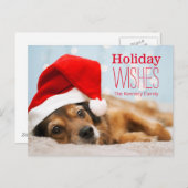 疲れたサンタ シーズンポストカード (正面/裏面)