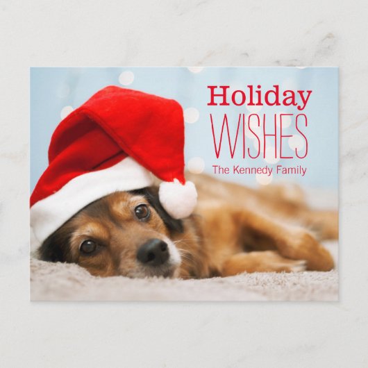 疲れたサンタ シーズンポストカード (正面)