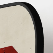 疲れたサンタ ピックルボールラケット (左詳細)