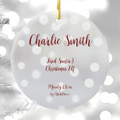 疲れたサンタIクリスマス小妖精や小人セラミックオーナメント セラミックオーナメント