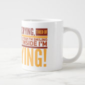 疲れたジャンボマグ ジャンボコーヒーマグカップ (右)