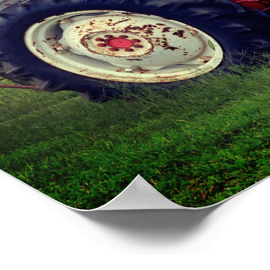 疲れたトラクター ポスター (角)