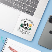 疲れたハイキングクラブ ビンテージ マウンテン シール (ノートパソコンとiPhone)