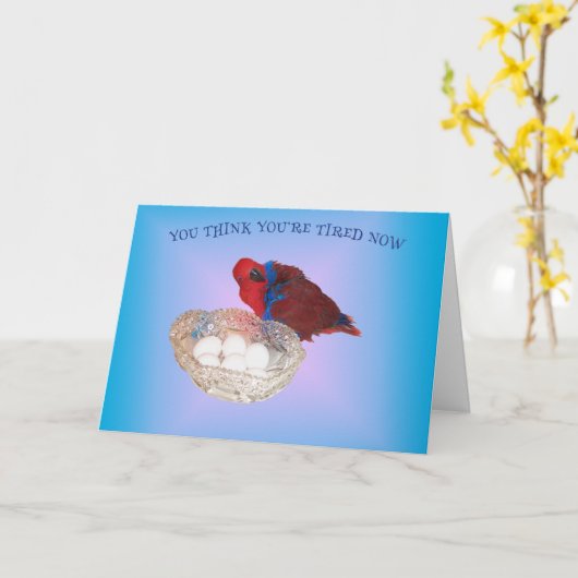 疲れたハッチ カード (黄色い花)