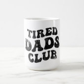 疲れたパパクおもしろいラブ コーヒーマグカップ (中央)