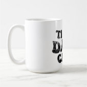 疲れたパパクおもしろいラブ コーヒーマグカップ (左)