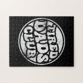 疲れたパパクおもしろいラブ ジグソーパズル (横)