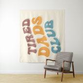 疲れたパパクおもしろいラブ タペストリー (インサイチュ)