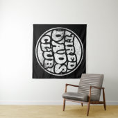 疲れたパパクおもしろいラブ タペストリー (インサイチュ(横))