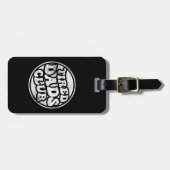 疲れたパパクおもしろいラブ ラゲッジタグ (正面横)