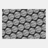 疲れたパパクおもしろいラブ ラッピングペーパーシート (正面3)