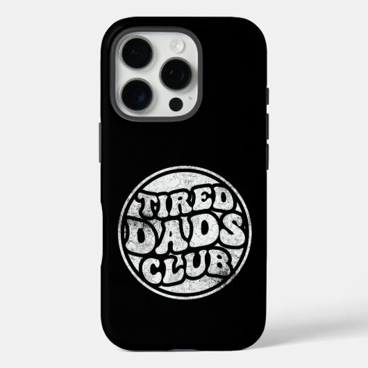 疲れたパパクおもしろいラブ Case-Mate iPhoneケース (裏面)
