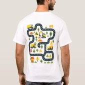 疲れたパパクラブTシャツ、サーキット Tシャツ (裏面)