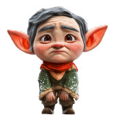 疲れたパパクリスマス小妖精や小人ガールズフード付きスウェットシャツ