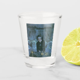 疲れたフラワーガール(by Walter Gramatte) ショットグラス