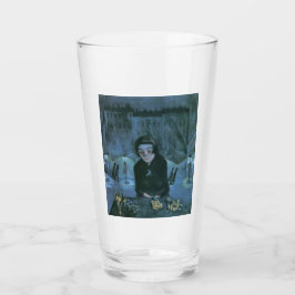 疲れたフラワーガール(by Walter Gramatte) タンブラーグラス