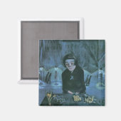 疲れたフラワーガール(by Walter Gramatte) マグネット (正面/裏面)