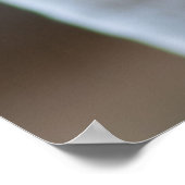 疲れたベージュと白い子猫 ポスター (角)