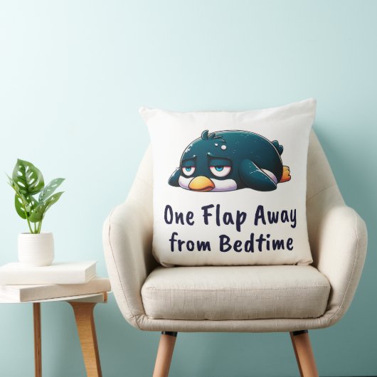 疲れたペンギンは悲しく、やる気のない クッション (椅子)