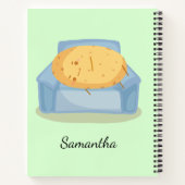 疲れたポテト ノートブック (裏面)