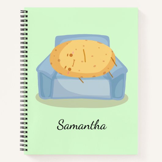 疲れたポテト ノートブック (正面)