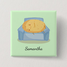 疲れたポテト 缶バッジ