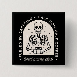 疲れたママ会 缶バッジ