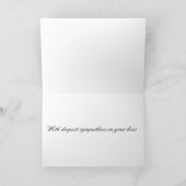 疲れたユリ カード (内部)