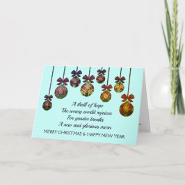 疲れた世界が喜ぶ | クリスマス新年 シーズンカード