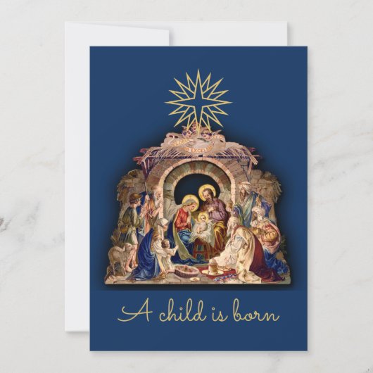 疲れた世界は喜ぶ!クリスマス出生 シーズンカード (正面)