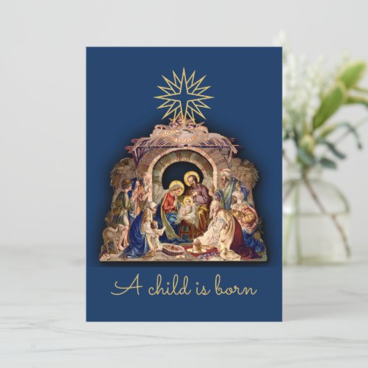 疲れた世界は喜ぶ!クリスマス出生 シーズンカード (スタンド正面)