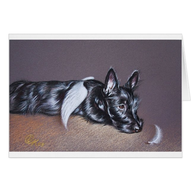 疲れた天使(スコッチテリア) (正面横)