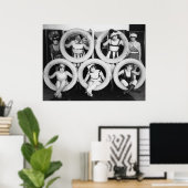 疲れた女の子： 1920年代 ポスター (ホームオフィス)