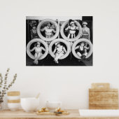 疲れた女の子： 1920年代 ポスター (キッチン)