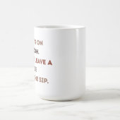 疲れた朝のためのコーヒーマグ – メンタルヘルスの休憩 コーヒーマグカップ (中央)