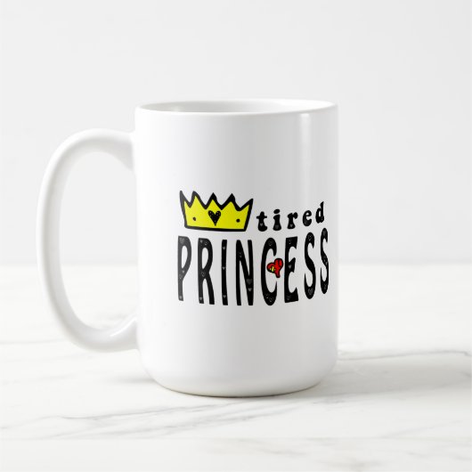 疲れた王女 コーヒーマグカップ (左)
