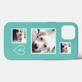 疲れた白い子犬の青のかわいい3枚 Case-Mate iPhoneケース (裏面 (横))