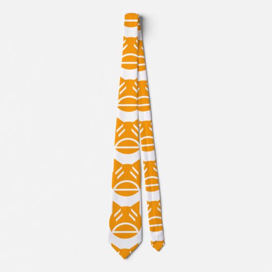 疲れた絵文字 ネクタイ (正面)