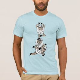 疲れた羊タワーヨガメディテーション Tシャツ
