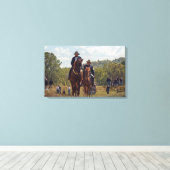 疲れた連合軍兵士 キャンバスプリント (インサイチュ (ウッドフロア))