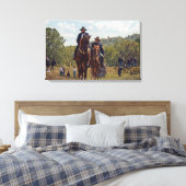 疲れた連合軍兵士 キャンバスプリント (インサイチュ (寝室))