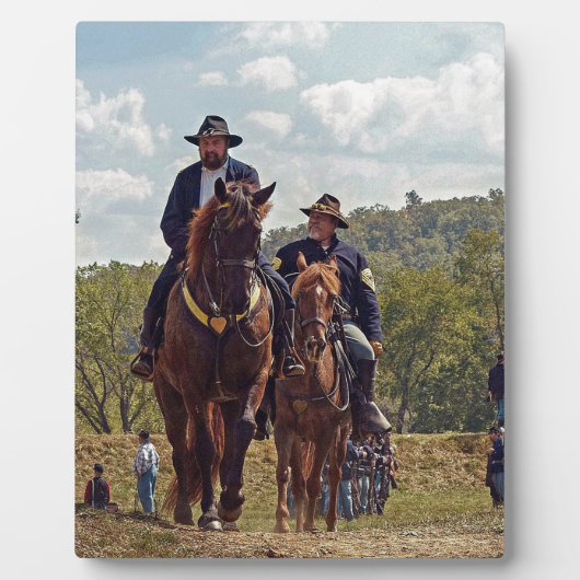 疲れた連合軍兵士 フォトプラーク (正面)