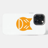 疲れた顔の猫の絵文字 iPhoneケース (裏面横)